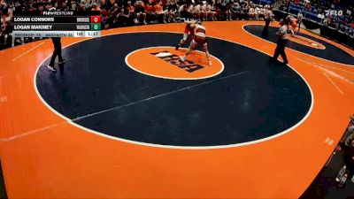 120 lbs Quarterfinals (8 Team) - Logan Connors, Chicago (Brother Rice) vs Logan Makiney, Washington