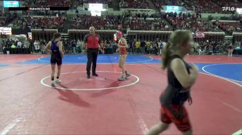 95 lbs 1st Place Match - Jazzy Red Tomahawk, Heights Wrestling Club vs Ashlyn McCann, Montana Disciples