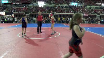 95 lbs 1st Place Match - Jazzy Red Tomahawk, Heights Wrestling Club vs Ashlyn McCann, Montana Disciples