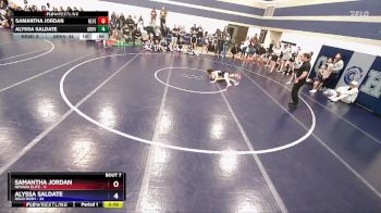 102 lbs Round 3 (6 Team) - Samantha Jordan, Nevada Elite vs Alyssa Saldate, Gold Rush