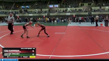 60 lbs Round 4 - Cole Gunderson, Victory School Of Wrestling vs Sawyer Sweazey, Princeton