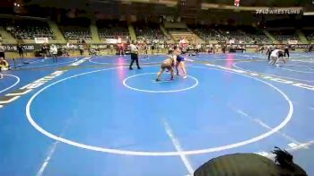 161 lbs Rr Rnd 4 - Sidney Milligan, HURRICANE WRESTLING ACADEMY vs Peighton Rainbow Mullins, Fort Gibson