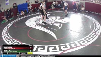 150 lbs Cons. Round 2 - Riley Beckett, El Dorado HS (Placentia) vs Jared Fox, The Meadows School