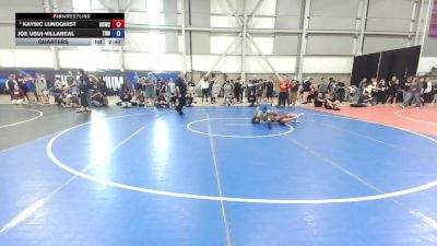 120 lbs Quarters - Kaysic Lundquist, Big Cat Wrestling Club vs Joe Usui-Villareal, Team Dragonslayer Wrestling