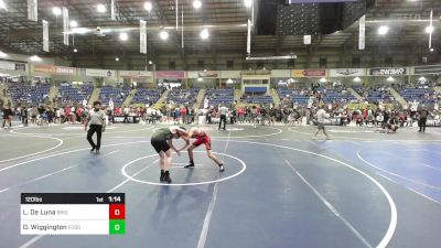 120 lbs Round Of 32 - Luis De Luna, Brighton WC vs Darryl Wiggington, Fossil Ridge H.S.