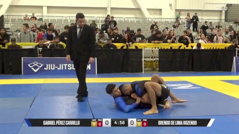 Brendo De Lima Rozendo vs Gabriel Pérez Carrillo 2025 World IBJJF Jiu-Jitsu No-Gi Championship