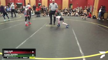 75 lbs Round 4 (6 Team) - Kaden Joustra, Tribe Wrestling vs Finn Cliff, Belding