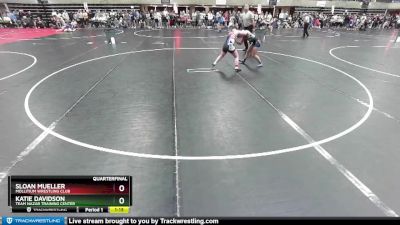 116-124 lbs Quarterfinal - Sloan Mueller, Mollitium Wrestling Club vs Katie Davidson, Team Nazar Training Center