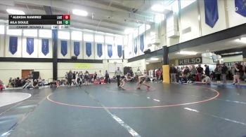 105lbs Champ. Round 2 - Aila Soule, Ilwaco (Girls) vs Aleksia Ramirez, Lakes (Girls)