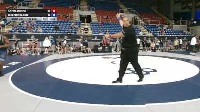 165 lbs Cons. Rd Of 64 - Kayne Burke, Montana vs Jaylynn Bland, Georgia