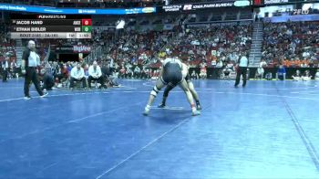 3A-165 lbs Champ. Round 2 - Ethan Bibler, Waverly-Shell Rock vs Jacob Hand, Ankeny Centennial