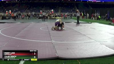D4-126 lbs Semifinal - Tyler Winch, Iron Mountain HS vs Perry Lake, Bronson HS