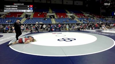 126 lbs Cons. Sub-rd Of 16 - Perry Fowler, UT vs Caleb Arroyo, IA
