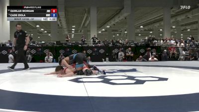 97 lbs 3rd Place Match - Quinlan Morgan, Jackrabbit Wrestling Club vs Cade Ziola, MWC Wrestling Academy