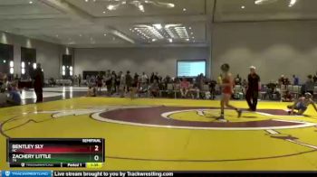 119 lbs Semifinal - Bentley Sly, NC vs Zachery Little, TN