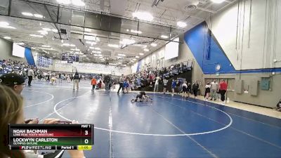 79 lbs Cons. Round 6 - Noah Bachman, Lone Peak Youth Wrestling vs Lockwyn Carlston, Olympus-Skyline