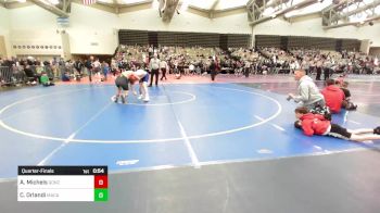 200-J lbs Quarterfinal - Andrew Michels, GONZO TRAINED vs Christian Orlandi, MacArthur