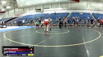 165 lbs Cons. Round 4 - Justyce Simpson, MI vs Gabe McNally, OH