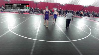 16U Boys - 165 lbs Champ. Round 1 - Henry Woodbury, Denmark Wrestling Club vs Carter Daugherty, Wisconsin
