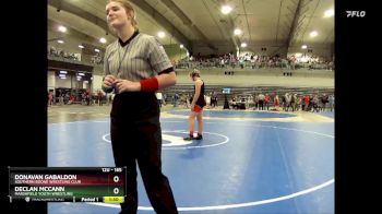 165 lbs Champ. Round 1 - Declan McCann, Marshfield Youth Wrestling vs Donavan Gabaldon, Southern Boone Wrestling Club