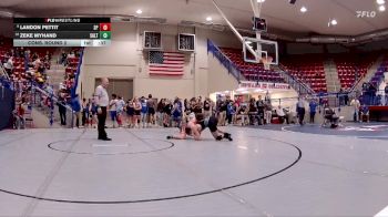165 lbs Cons. Round 2 - Zeke Myhand, Saltillo High School vs Landon Pettit, South Pontotoc