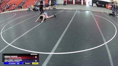 138 lbs Semifinal - Imran Murad, Wrestling With Character vs Brayden Canoyer, MWC Wrestling Academy