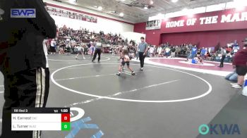 76 lbs Rr Rnd 3 - Hudsen Earnest, OKC Saints Wrestling vs Levi Turner, Blackwell Wrestling Club