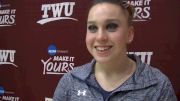 Caitlin Atkinson On Strong AA Performance And Team High - TWU Quad Meet