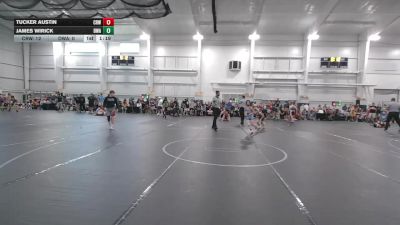 80 lbs Round 6 (8 Team) - James Wirick, Donahue WA vs Tucker Austin, CrossRoads Wrestling