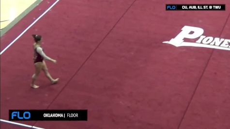 Chayse Capps - Floor, Oklahoma - TWU Quad Meet