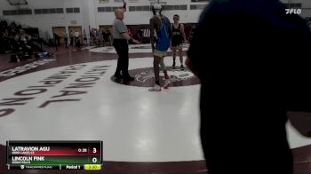 157 lbs Champ. Round 2 - Latravion Agu, Iowa Lakes CC vs Lincoln Fink, Sioux Falls