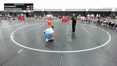 138 lbs Calan Manley, Oklahoma Red vs Carsten Burkemper, Missouri