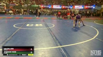 A - 103 lbs Quarterfinal - Ian Dillard, Ronan vs Emerson Nose, Laurel