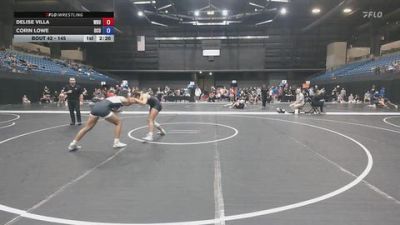 145 lbs Champ. Round 1 - Corin Lowe, Oklahoma City University vs Delise Villa, Wayland Baptist University