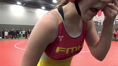 JV-29 lbs Round 1 - Libby McEntee, Fort Madison vs Wren Brodersen, Solon