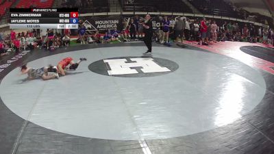 110 lbs Eva Zimmerman, Utah 2 HS Girls vs Jaylene Motes, Nevada 2 HS Girls