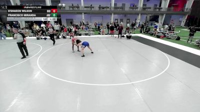 JR BOYS HARD LUCK - 125-130 Champ. Round 2 - D'Shaeon Wilson, Indiana vs Francisco Miranda, Arizona