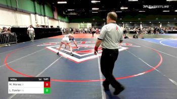 145 lbs Consi Of 64 #2 - Maximus Morse, CT vs Logan Fowler, TN