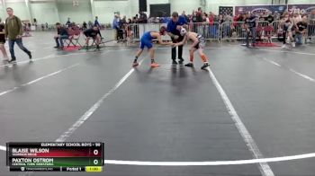90 lbs Round 1 - Blaise Wilson, Warrior Ridge vs Paxton Ostrom, Central York Wrestling