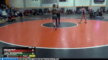 110 JV Round 3 - Carly Baumgartner, Cedar Rapids Kennedy vs Kaylan Riley, Cedar Falls