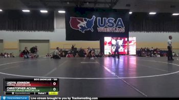 150 lbs Champ. Round 1 - Jadyn Johnson, Cardinal Wrestling Club vs Christopher Acuna, Montana Disciples Wrestling Club