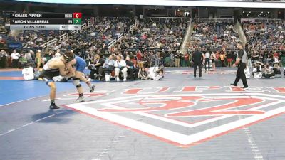 3A 132 lbs Cons. Semi - Chase Pippen, West Caldwell High School vs Amon Villarreal, Polk County High School