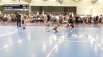 47 lbs Rr Rnd 3 - Roman Dubkovetskyi, RedNose Wrestling School - K3 vs Milo Evans, CT Whale Orca - K3