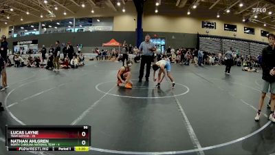 96 lbs Round 1 (8 Team) - Lucas Layne, Team Gotcha vs Nathan Ahlgren, North Carolina National Team