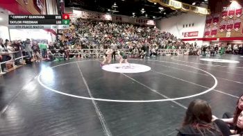 105 lbs 5th Place Match - Cerenity Quintana, Worland vs Taylor Freeman, Lander Valley