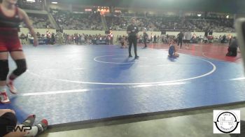 110 lbs Quarterfinal - PJ Kerr, F-5 Grappling vs Kylie Waffle, Bixby JH Girls