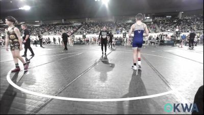 88 lbs Quarterfinal - Ronan Winkle, Raw Wrestling Club vs Hudson Smith, Salina Wrestling Club