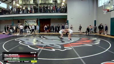 126 lbs Champ. Round 2 - Connor Abbott, Benedictine College Prep vs Hill Wilkinson, Benedictine College Prep