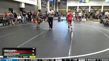 120 lbs Round 2 (4 Team) - Piper Sandell, Grand View WC vs Braelyn Suckow, Braided Brutes