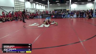 165 lbs Semis & 1st Wrestleback (8 Team) - Zayden Smith, Oklahoma Red vs Wyatt Rodarte, Washington